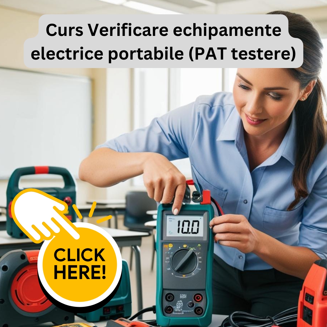 Curs Verificare echipamente electrice portabile (PAT testere)