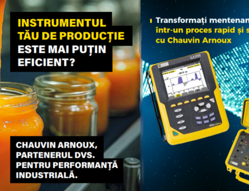 Cum transformi mentenanta industrială într-un avantaj financiar cu echipamentele Chauvin Arnoux
