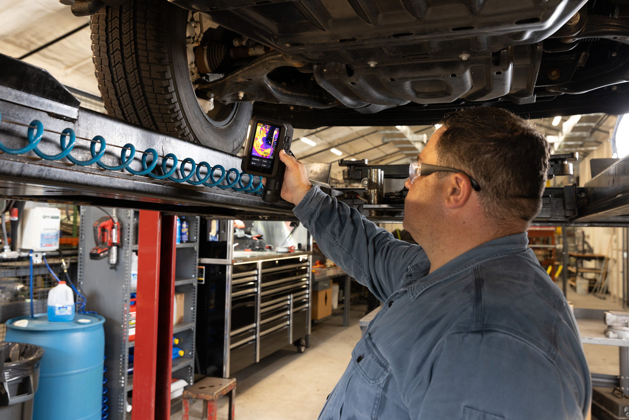 flir ixx app car vehicle inspection thermal