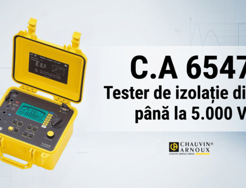 Chauvin Arnoux C.A 6547 – Soluția profesională pentru mentenanță predictivă și siguranță electrică