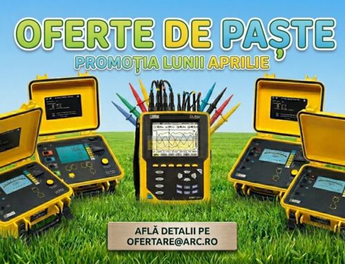 Promotie Aprilie – Crește fiabilitatea instalațiilor tale cu soluții esențiale pentru mentenanța predictivă de la Chauvin Arnoux