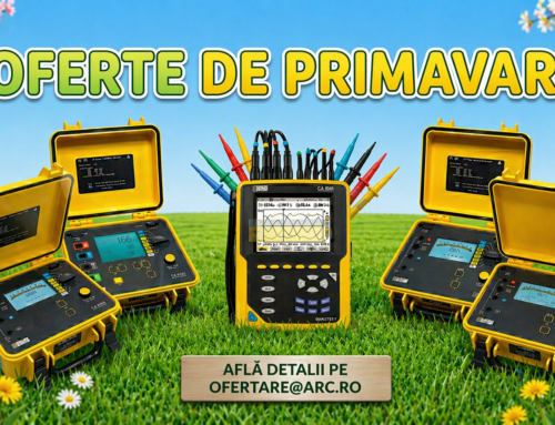 Promotii de primavara:Solutii esentiale pentru mentenanta predictiva de la Chauvin Arnoux