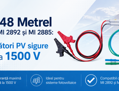 S 2148 Metrel pentru MI 2892 și MI 2885:Măsurători PV sigure până la 1500 V