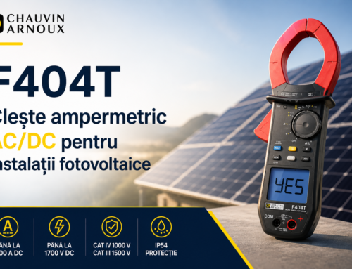 F404T Clește ampermetric AC/DC pentru instalații fotovoltaice