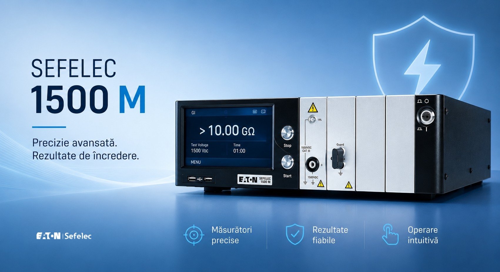 Eaton SEFELEC 1500 M Megohmmetru banner