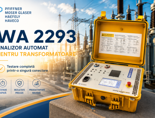WA 2293 Analizor automat de înfășurări pentru transformatoare. Testare completă printr-o singură conectare