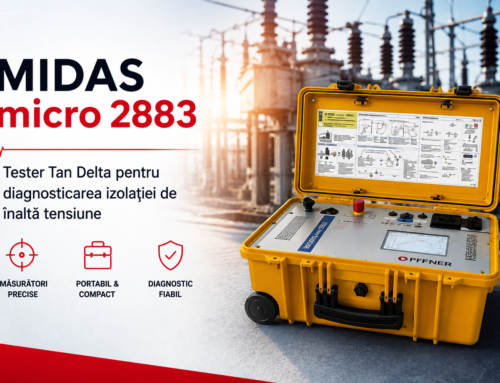 MIDAS micro 2883 – Tester Tan Delta pentru diagnosticarea izolației de înaltă tensiune