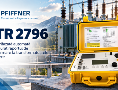 HAEFELY TTR 2796 – Precizie și eficiență în testarea transformatoarelor de putere